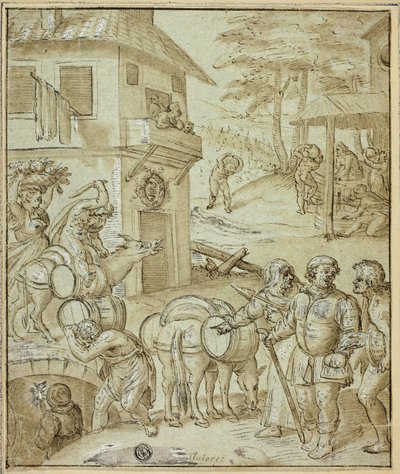 ワインの収穫 作： Tintoretto