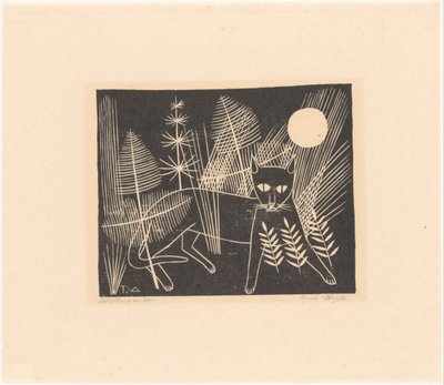 ジェロンの狩り 作： Tinus van Doorn (signed by artist)
