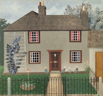 グレートバードフィールドの家（コラージュ） 作： Tirzah Ravilious