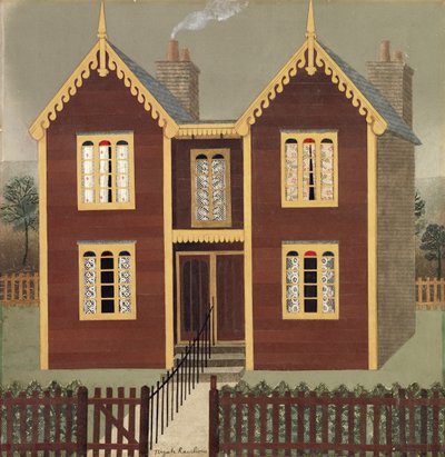セミデタッチドヴィラ（コラージュ） 作： Tirzah Ravilious
