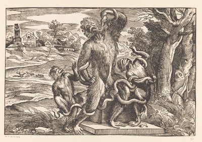 Laocoönグループの似顔絵 作： Titiaan