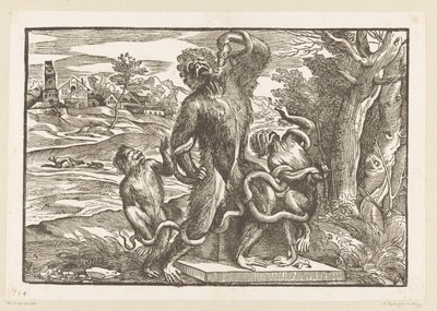 Laocoönグループの似顔絵 作： Titiaan