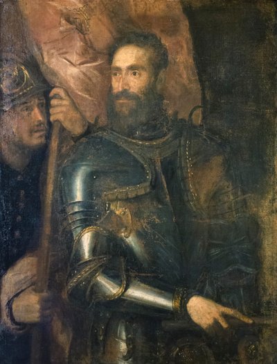Retrato de Pier Luigi Farnese 作： Titian (c.1488 1576)