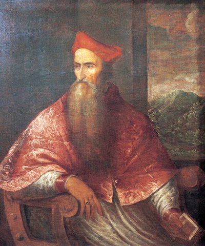 ピエトロ・ベンボの肖像 作： Titian (c.1488 1576)