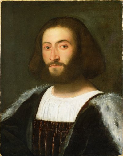 男の肖像 作： Titian (c.1488 1576)