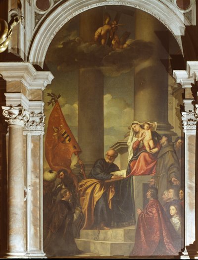 聖なる会話 作： Titian (c.1488 1576)