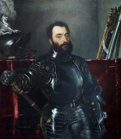 Francesco Maria I della Rovereの肖像 作： Titian (c.1488 1576)