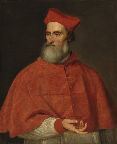 ピエトロ・ベンボ枢機卿、15391540。 作： Titian