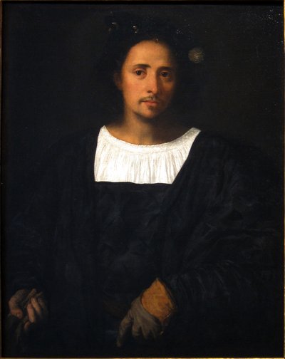 フランス語：若い男の肖像 作： Titian