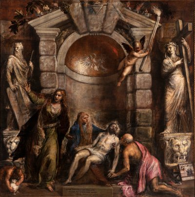 ピエタ、1575-1576。 作： Titian