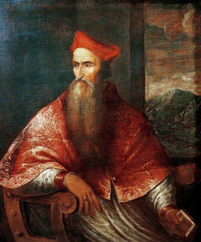 枢機卿ピエトロ ベンボの肖像 1470 ～ 1547 年、1545 ～ 1546 年。 作： Titian