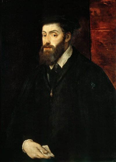 皇帝カール 5 世の肖像 1500 ～ 1558 年、1549 年。 作： Titian
