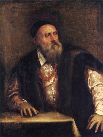 自画像、1550～1562年頃。 作： Titian