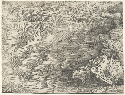 紅海へのファラオ軍の水没 作： Titian