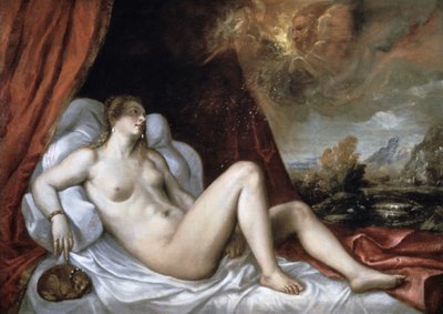 ダナエ、16世紀 作： Tiziano Vecelli