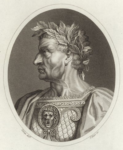 ガルバシーザー、ローマ皇帝 作： Tiziano Vecelli
