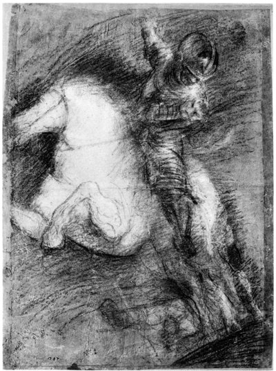 カドーレの戦いの騎士、c1525、1937 作： Tiziano Vecelli