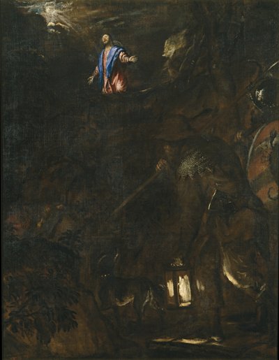 庭の苦悶、1562 作： Tiziano Vecelli