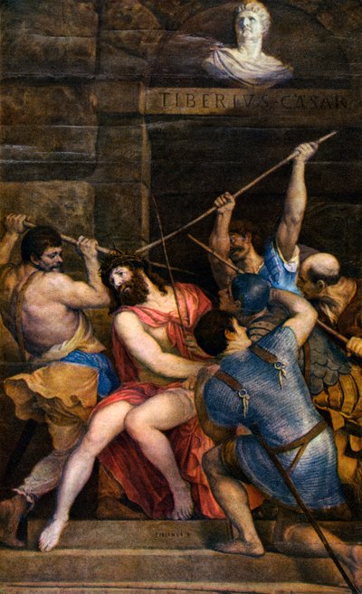 いばらの冠、c1542、1937 作： Tiziano Vecelli