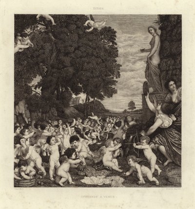 金星の崇拝 作： Tiziano Vecelli