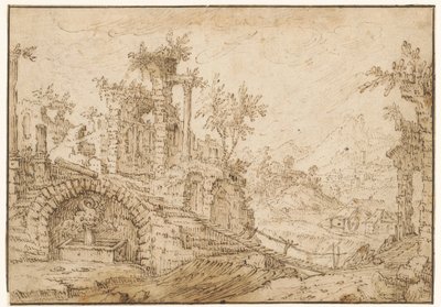 古代遺跡のある風景 作： Tobias Verhaecht