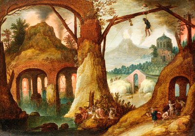 アンダーワールドから戻ってきたオルフェウス、1630年。 作： Tobias Verhaecht