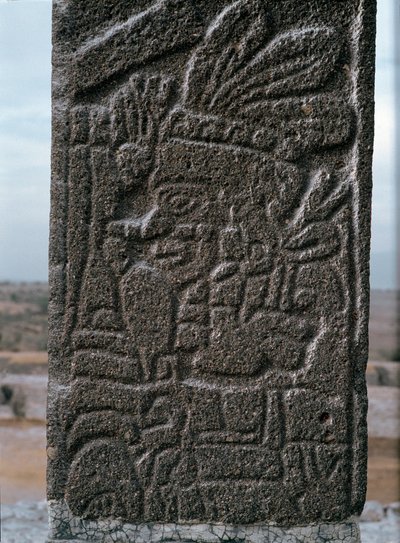 トラフイスカルパンテクートリの神殿のレリーフ 作： Toltec Toltec
