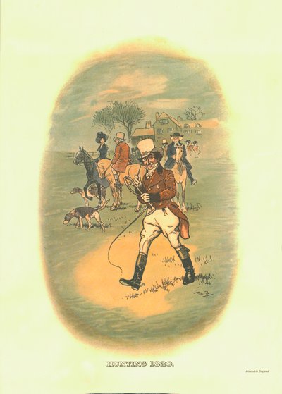 狩猟、1820、c1910。 作： Tom Browne