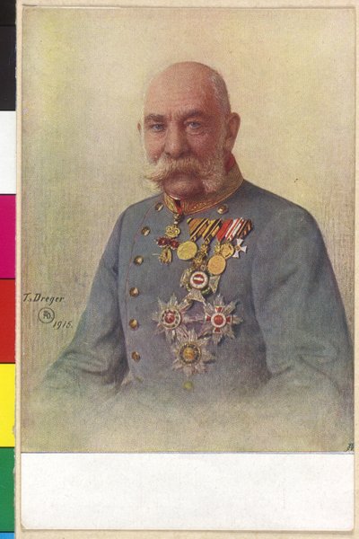 オーストリア皇帝フランツ・ヨーゼフ1世 作： Tom von Dreger