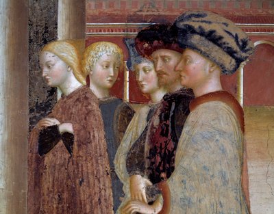 ヘロデの晩餐会 作： Tommaso Masolino da Panicale