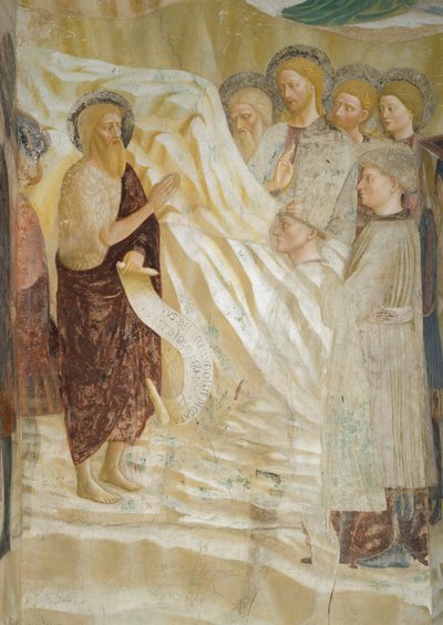 洗礼者聖ヨハネのライフサイクル洗礼者ヨハネの説教 作： Tommaso Masolino da Panicale