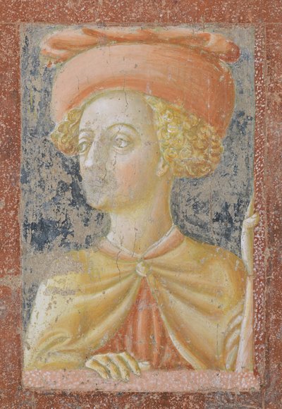 男の肖像 作： Tommaso Masolino da Panicale