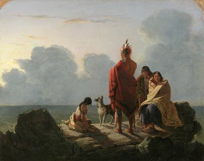 レースの最後、1847 作： Tompkins Harrison Matteson