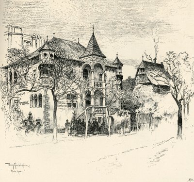 トニーGrubhofer、1900年によってシャトーチロレン。 作： Tony Grubhofer