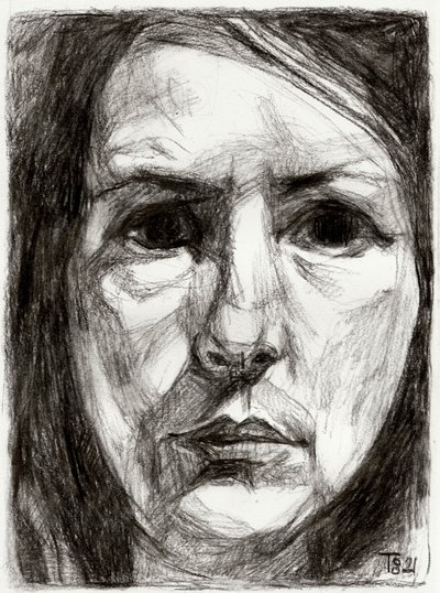 強烈な女性の肖像 作： Tore Bahnson