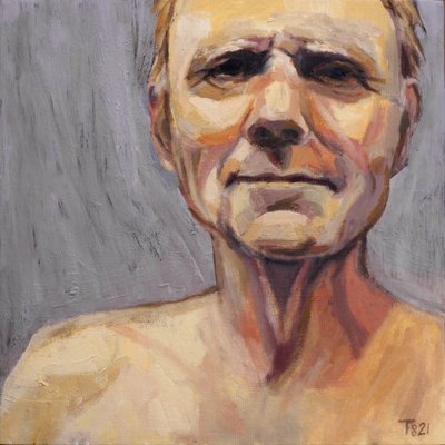 物思いにふける男の肖像 作： Tore Bahnson