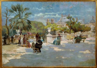 ミディの風景 トレッロ・アンキロッティ（1843-1899）の絵画 19世紀 フィレンツェ近代美術館 作： Torello Ancillotti
