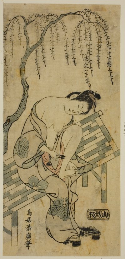 彼女の爪を整える 作： Torii Kiyohiro