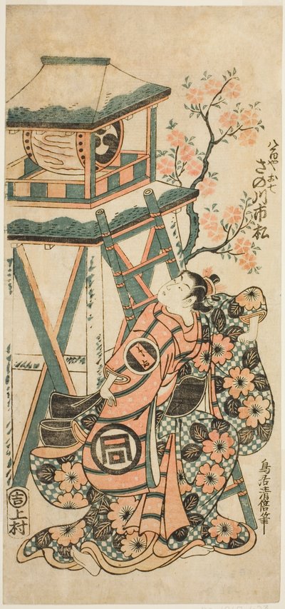 てぇ あｃとｒ 佐野川 市松 位 あｓ や親 お七 作： Torii Kiyomasu II
