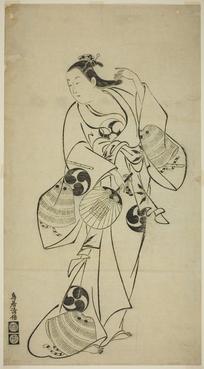 立ち美人俳優 作： Torii Kiyomasu I