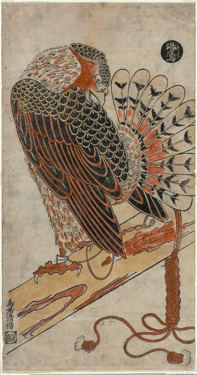 ハイタカ（鷹のり） 作： Torii Kiyomasu I
