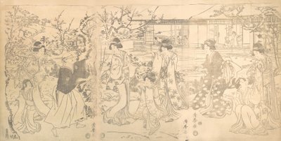 47 忠実な小売業者の忠臣蔵復讐からのシーン, ca. 1820年。 作： Torii Kiyomine