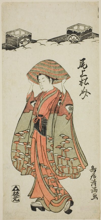 俳優・尾上松助 作： Torii Kiyomitsu I