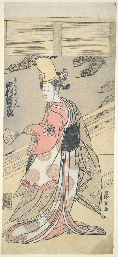 俳優 中村富二?r? 作： Torii Kiyonaga