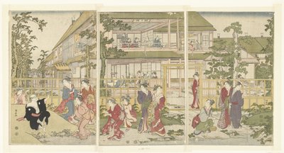 盲目の男を演じる 作： Torii Kiyonaga