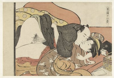 花魁と売春宿の客 花魁修行と娼館客 四季堂十二番 作： Torii Kiyonaga