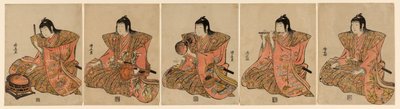 Five Musicians (五人囃子) 作： Torii Kiyonaga