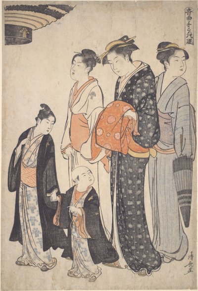 音楽の娯楽から 作： Torii Kiyonaga
