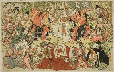萩坪 ー あ パロｄｙ おｆ しばらく 作： Torii Kiyonaga