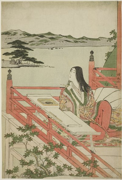 Murasaki Shikibu, 17791789 作： Torii Kiyonaga